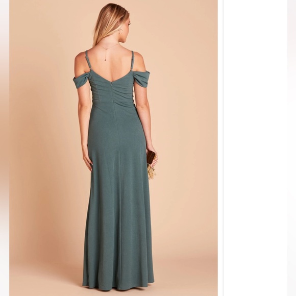 Birdy Grey Dev crepe Bridesmaid Dress in Sea Glass. Size small - Picture 3 of 6